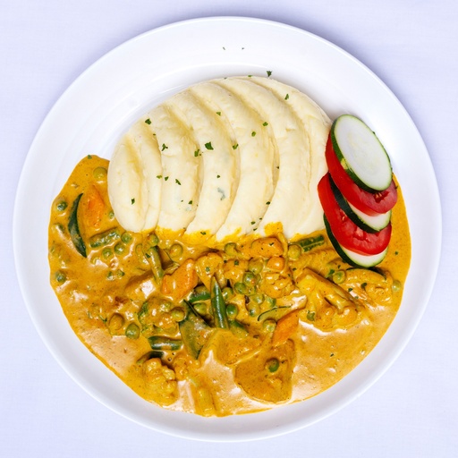 [LEX061] Vegetable curry with Mashed potatoes
