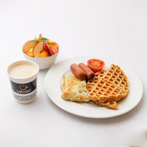 [LC565] WAFFLE BREAKFAST COMBO
